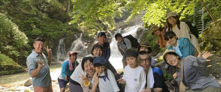 渓谷ハイキング　川遊びツアー🏞の様子